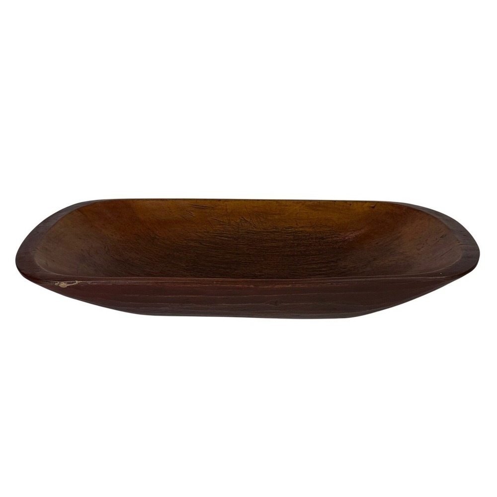 Treenware‎ Salem Collection  Decor Wood Dough Bowl Made in USA 16" x 7 1/4" x3"